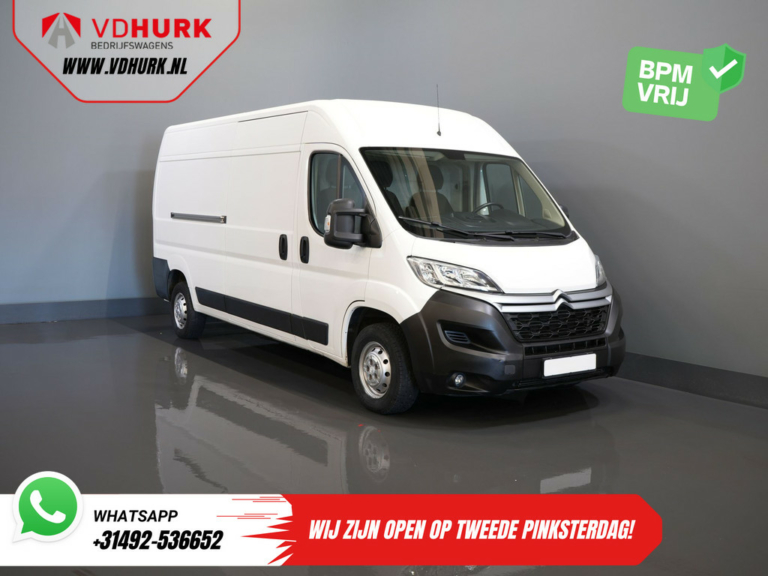 Citroën Jumper Van 2.0 HDI 130 ch L3H2 BPM GRATUIT ! 2.5t Dispositif de remorquage/ Croisière/ PDC/ Airco/ Menuiserie