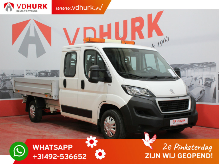 Peugeot Boxer Pick-Up 2.0 HDI 163 CP DC Double Cab Pick Up 300x220/ 7Pers./ Open Load Box/ 3.0t Verm./ Airco