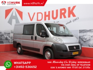 Fiat Ducato Furgón 2.0 MJ MARGE DC Doble Cabina 6 Pers./ Gancho Remolque/ Airco/ Bluetooth