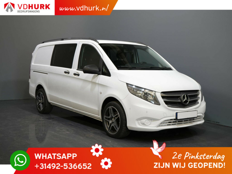 Mercedes-Benz Vito Bestelbus 114 CDI DC Dubbel Cabine 17'' LMV/ Cruise/ Airco/ PDC/ Roofrails/ Cruise