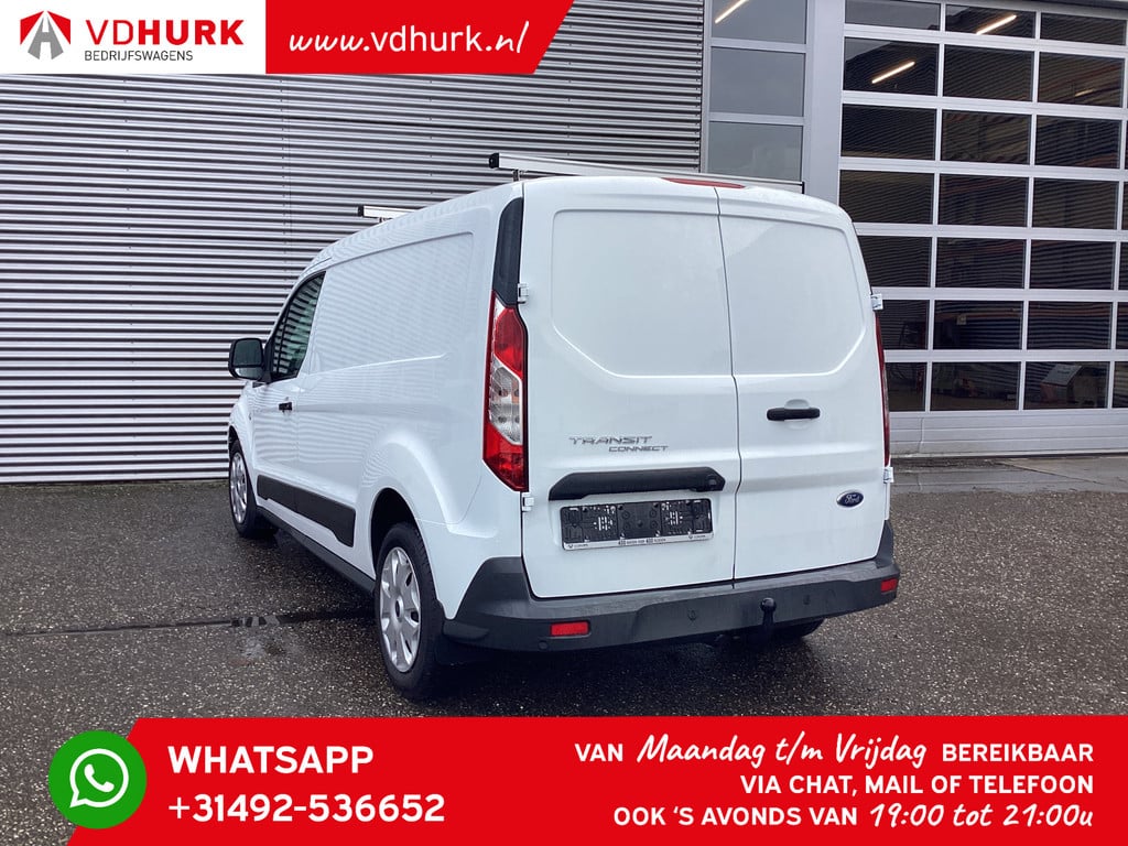 Ford Transit Connect Bestelbus 1.5 TDCI 100 pk Aut. L2 3 Pers./ Standkachel/ Stoelverw./ Camera/ Cruise/ Airco/ Trekhaak