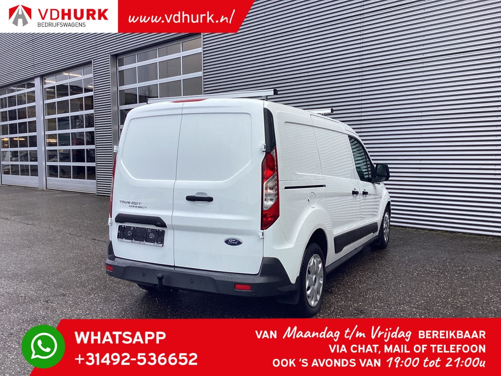 Ford Transit Connect Bestelbus 1.5 TDCI 100 pk Aut. L2 3 Pers./ Standkachel/ Stoelverw./ Camera/ Cruise/ Airco/ Trekhaak