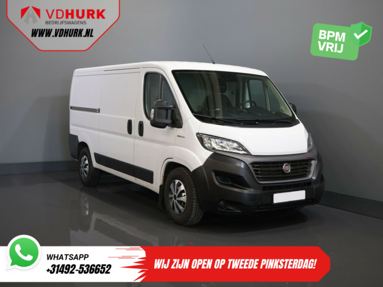 Fiat Ducato Van 2.3 MJ 160 hp ZF Aut. L2 2x Sliding door/ Stand heater/ Camera/ Navi/ Cruise/ 3t Tow bar