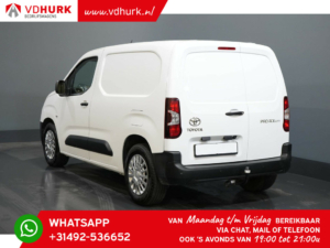Toyota PROACE CITY Van 1.5 D-4D 100 ch 3 Pers./ Carplay/ Stand heater/ Camera/ Airco/ Towing hook DRIVE READY !