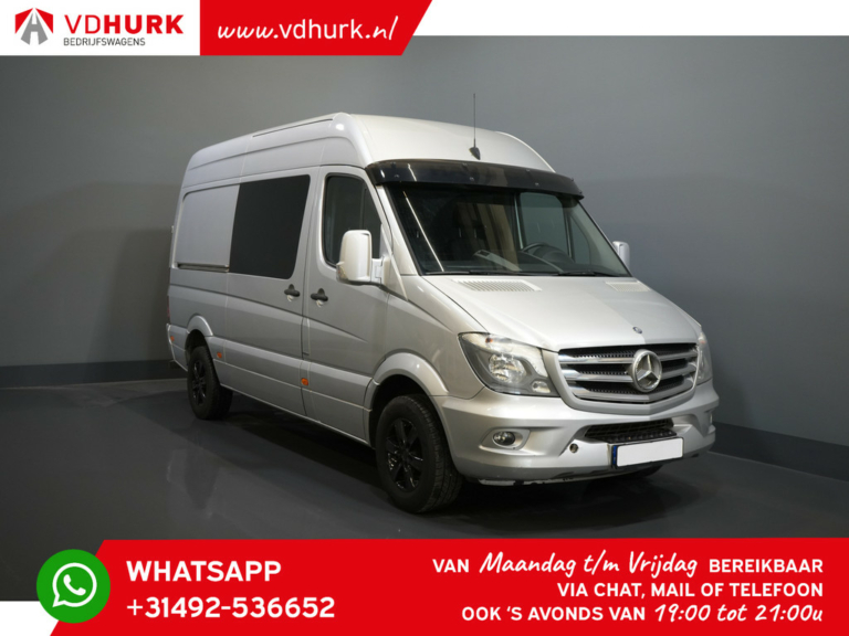 Mercedes-Benz Sprinter Van L2H2 319 3.0 v6 BlueTEC Aut. EURO6! DC Double Cab/ 2.8T Towing device/ Seat heating/ LMV/ Towing hub/ Cruise/ Air conditioning