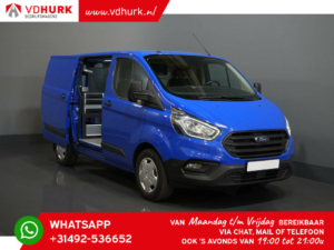 Ford Transit Custom Bestelbus 2.0 TDCI 130 pk Aut. Trend Inrichting/ Omvormer/ Stoelverw./ Cruise/ PDC/ Airco