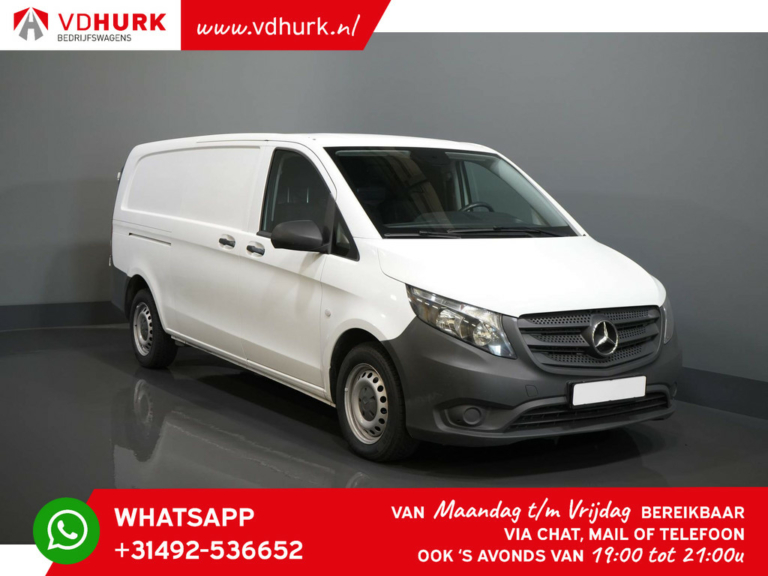 Mercedes-Benz Vito Van 114 CDI Aut. L3 343 XL EURO6/ Seat heating/ Cruise/ Camera/ Stand heater/ Air conditioning