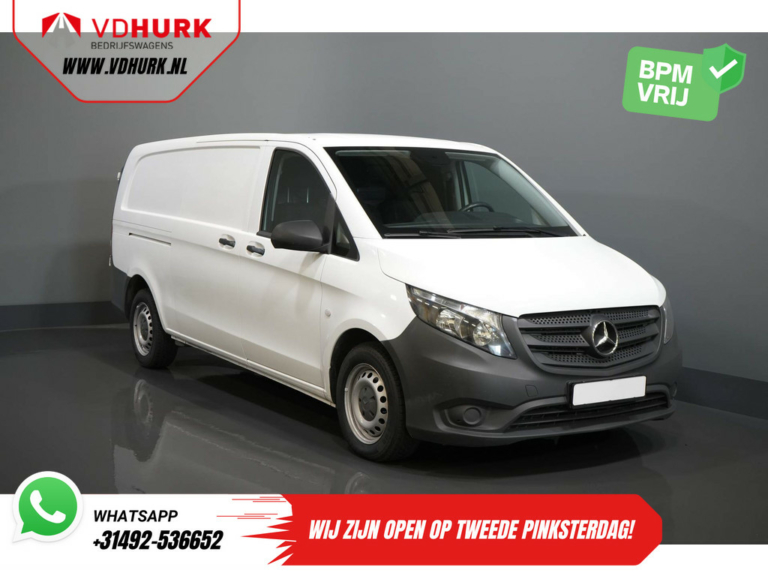 Mercedes-Benz Vito Van 114 CDI Aut. L3 343 XL EURO6 BPM FREI! Standheizung/ Sitzheizung/ Cruise/ Kamera/ Klimaanlage