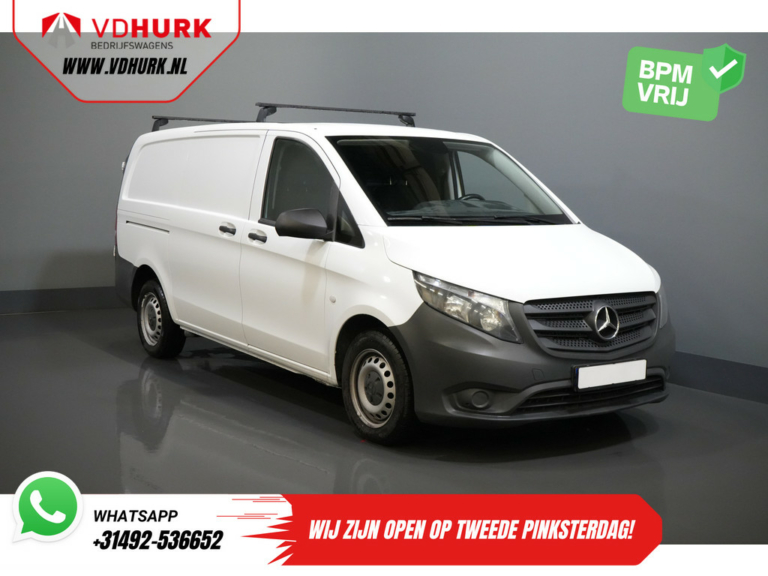 Mercedes-Benz Vito Van 116 CDI Aut. L2 RWD BPM FREI! Standheizung/ Navi/ Sitzheizung/ Carplay/ Kamera/ Cruise/ Abschlepphaken/ Klimatisierung