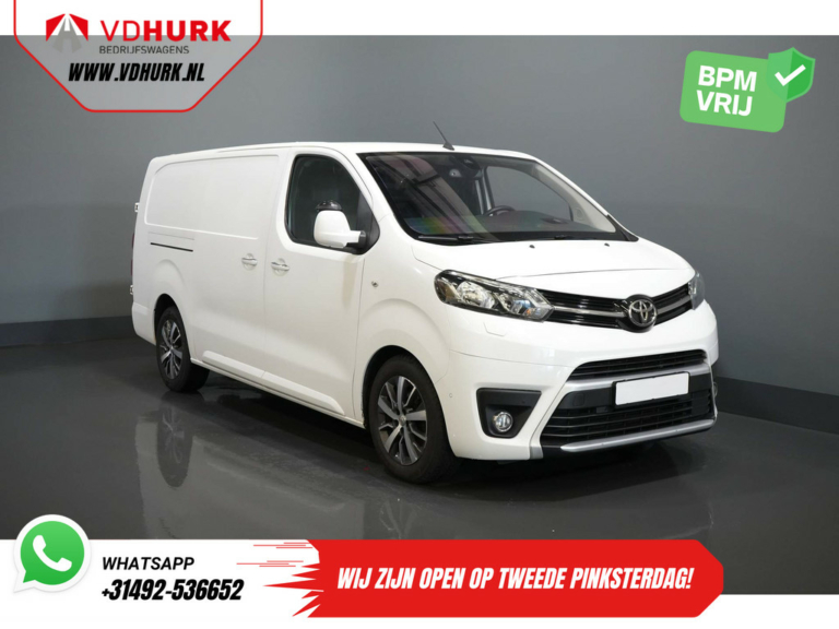 Toyota ProAce Van Worker 2.0 D-4D 180 KM Aut. L3 2x Drzwi przesuwne/ Adapt. Cruise/ Alarm III/ Ogrzewanie podłogowe/ Seatverw./ Keyless/ Climate/ CarPlay/ Came