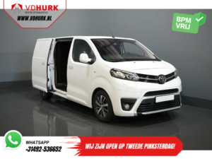 Toyota ProAce Bestelbus Worker 2.0 D-4D 180 pk Aut. L3 2x Schuifdeur/ Adapt. Cruise/ Alarm III/ Standkachel/ Stoelverw./ Keyless/ Climate/ CarPlay/ Came