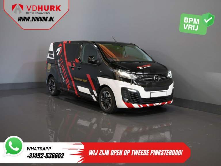 Opel Zafira-e Life Tourer Passenger 75 kWh 330km WLTP (DEMO) € 42,887 incl. VAT Pano/ Elek.Sliding doors/ Massage seats/ Leather/ Xenon/ Stand heater/ Head Up/ Class