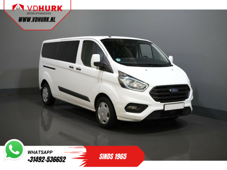 Ford Transit Custom Passenger Transport 2.0 TDCI 130 hp L2 € 33,207 incl. VAT/BPM Combi/ Kombi/ Cruise/ Camera/ PDC V+A/ Airco