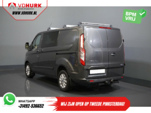 Ford Transit Custom Van 2.0 TDCI 130 hp Aut DC Double Cab Limited 2x Sliding door/ CarPlay/ Seatverw./ Cruise/ LMV/ Navi/ Cruise/ PDC