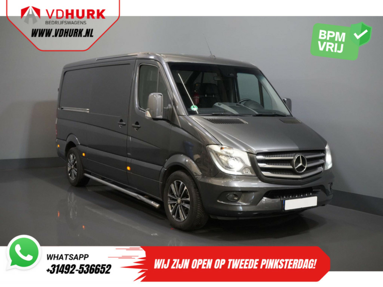 Mercedes-Benz Sprinter Van 319 3.0 V6 L2H1 E6 Xenon/ Chauffage au sol/ Chauffage des sièges/ LMV 18''/ Navi/ Cruise/ Airco/ Sidebars