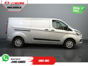 Ford Transit Custom Bestelbus 2.0 TDCI 130 pk L2 BPM VRIJ! NL Auto/ Carplay/ Camera/ PDC/ Cruise/ LMV/ Trekhaak