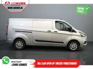 Ford Transit Custom Bestelbus 2.0 TDCI 130 pk L2 BPM VRIJ! NL Auto/ Carplay/ Camera/ PDC/ Cruise/ LMV/ Trekhaak