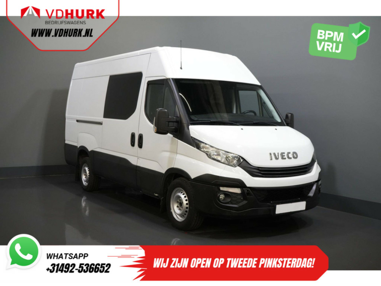 Iveco Daily Van 35S16V 2.3 L3H2 155 hp Aut DC Doppelkabine BPM FREE! 3.5T Schleppen/ Klima/ Cruise/ Kamera/ Anhängerkupplung