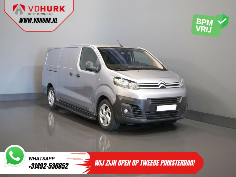 Citroën Jumpy Van 2.0 HDI 180 ch Aut. L3 DB Belt VV/ Carplay/ 2.5t Towing device/ Camera/ PDC/ Seatverw./ 17