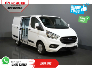 Ford Transit Custom Bestelbus 2.0 TDCI 136 pk Trend BPM VRIJ! Ready2Go Standkachel/ Carplay/ Stoelverw./ Camera/ PDC/ Cruise/ Trekhaak