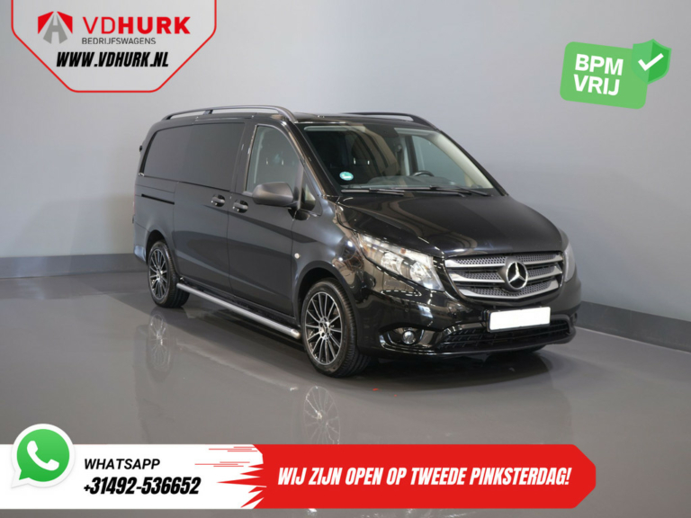 Mercedes-Benz Vito Van 114 CDI Aut. L2 DC Double Cab BPM FREE! 2.8t Trekverm./ Navi/ Climate/ Camera/ PDC/ LMV/ Cruise/ Towbar