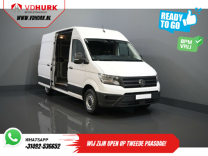Volkswagen Crafter Bestelbus 35 2.0 TDI 140 pk DSG Aut. L3H3 BPM VRIJ! Betimmering/ LED/ Virtual Cockpit/ Camera/ Cruise/ Carplay/ Gev.Stoel