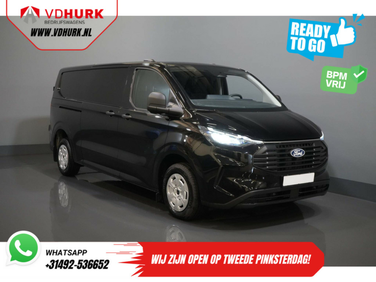 Ford Transit Custom Van 2.0 TDCI 135 hp Aut. L2 BPM GRATUIT ! 5J/ 200,000 km Garantie/ 2x Porte coulissante/ 2.8t Remorquage amp/ Sièges chauffants/ Carplay/ LED/ Caméra/ PDC/ 