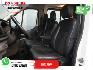 Ford Transit Bestelbus 2.0 TDCI 130 pk L3H2 DC Dubbel Cabine 7 Pers./ Riem V.V./ Adapt. Cruise/ CarPlay/ PDC/ Navi/ Camera/ Airco/ Trekhaak