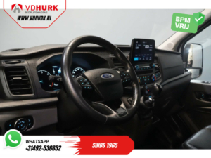Ford Transit Bestelbus 2.0 TDCI 130 pk L3H2 DC Dubbel Cabine 7 Pers./ Riem V.V./ Adapt. Cruise/ CarPlay/ PDC/ Navi/ Camera/ Airco/ Trekhaak