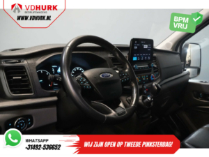 Ford Transit Bestelbus 2.0 TDCI 130 pk L3H2 DC Dubbel Cabine 7 Pers./ Riem V.V./ Adapt. Cruise/ CarPlay/ PDC/ Navi/ Camera/ Airco/ Trekhaak