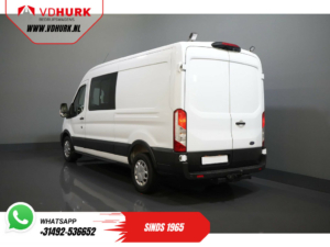 Ford Transit Van 2.0 TDCI 130 hp L3H2 DC Double Cab 7 Pers./ Belt V.V./ Adapt. Cruise/ CarPlay/ PDC/ Navi/ Camera/ Airco/ Towbar