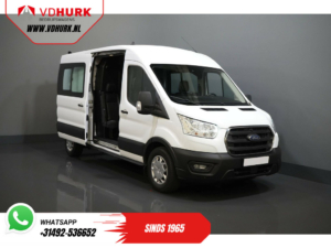 Ford Transit Van 2.0 TDCI 130 hp L3H2 DC Double Cab 7 Pers./ Belt V.V./ Adapt. Cruise/ CarPlay/ PDC/ Navi/ Camera/ Airco/ Towbar