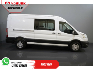 Ford Transit Van 2.0 TDCI 130 hp L3H2 DC Double Cab 7 Pers./ Belt V.V./ Adapt. Cruise/ CarPlay/ PDC/ Navi/ Camera/ Airco/ Towbar