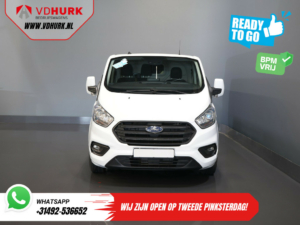 Ford Transit Custom Bestelbus 300 2.0 TDCI 130 pk Aut. L2 BPM VRIJ! Ready2Go 2xSchuifdeur/ Standkachel/ Stoelverw./ Carplay/ Cruise/ PDC V+A/ Camera