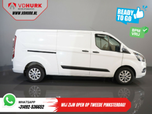 Ford Transit Custom Bestelbus 300 2.0 TDCI 130 pk Aut. L2 BPM VRIJ! Ready2Go 2xSchuifdeur/ Standkachel/ Stoelverw./ Carplay/ Cruise/ PDC V+A/ Camera