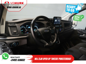Ford Transit Custom Bestelbus 300 2.0 TDCI 130 pk Aut. L2 BPM VRIJ! Ready2Go 2xSchuifdeur/ Standkachel/ Stoelverw./ Carplay/ Cruise/ PDC V+A/ Camera