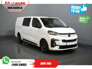 Citroën Jumpy Furgón 2.0 HDI 180 CV Aut DC Doble Cabina ¡BPM GRATIS! 2x Puerta corredera/ Virtual Cockpit/ Navi/ Carplay/ Camera/ PDC/ Cruise/ Towbar/ Air