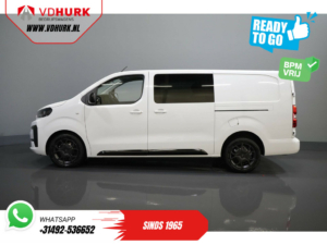 Citroën Jumpy Furgón 2.0 HDI 180 CV Aut DC Doble Cabina ¡BPM GRATIS! 2x Puerta corredera/ Virtual Cockpit/ Navi/ Carplay/ Camera/ PDC/ Cruise/ Towbar/ Air