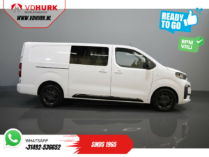 Citroën Jumpy Furgón 2.0 HDI 180 CV Aut DC Doble Cabina ¡BPM GRATIS! 2x Puerta corredera/ Virtual Cockpit/ Navi/ Carplay/ Camera/ PDC/ Cruise/ Towbar/ Air