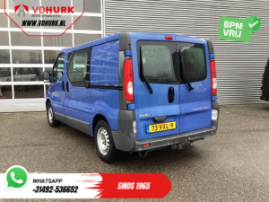Opel Vivaro Bestelbus 2.5 CDTI 115 pk DC Dubbel Cabine MARGE 2x Schuifdeur/ 6 Pers./ Airco/ PDC/ Trekhaak
