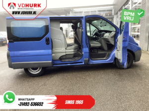 Opel Vivaro Bestelbus 2.5 CDTI 115 pk DC Dubbel Cabine MARGE 2x Schuifdeur/ 6 Pers./ Airco/ PDC/ Trekhaak