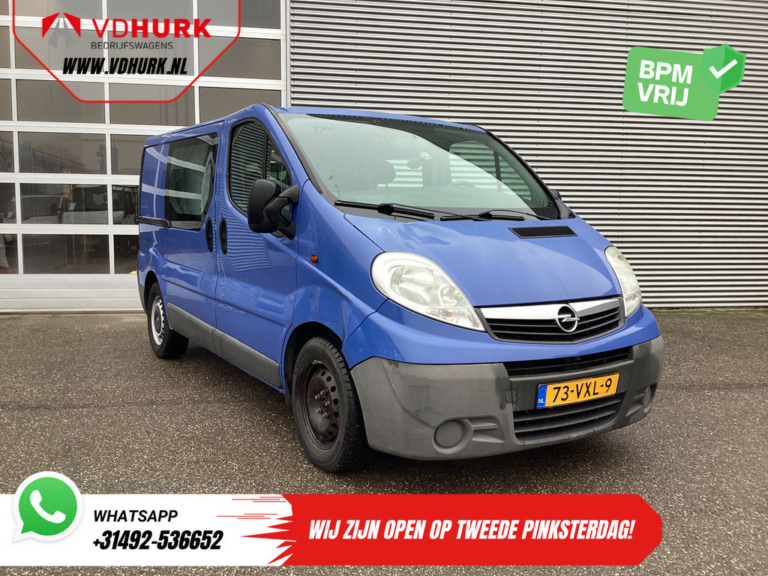 Opel Vivaro Van 2.5 CDTI 115 к.с. DC Double Cab MARGE 2х розсувні двері/ 6 чол./ кондиціонер/ PDC/ фаркоп
