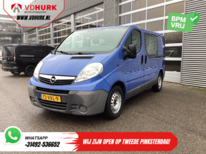Opel Vivaro Van 2.5 CDTI 115 к.с. DC Double Cab ТІЛЬКИ НА ЕКСПОРТ 2х розсувні двері/ 6 чол./ кондиціонер/ PDC/ буксирний гак