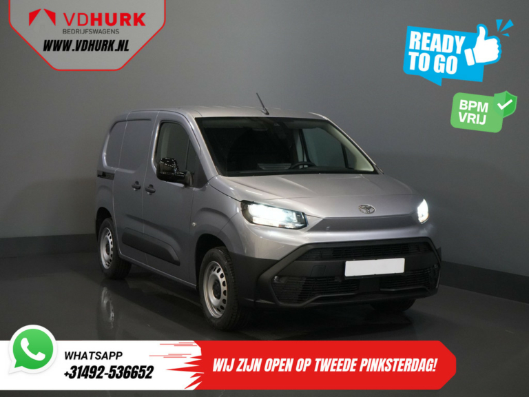 Toyota PROACE CITY Furgoneta 1.5 130 CV Aut. ¡BPM GRATIS! LED/ Virtual.Cockpit/ 3 pers./ Carplay/ Cámara/ Clima/ PDC/ Crucero