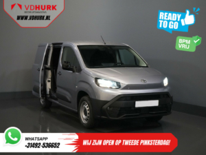 Toyota PROACE CITY Van 1.5 130 KM Aut. BPM FREE! LED/ Virtual.Cockpit/ 3 os./ Carplay/ Kamera/ Klimatyzacja/ PDC/ Tempomat