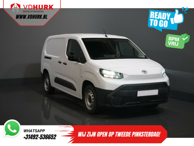 Toyota PROACE CITY Van 1.5 130 hp Aut. L2 BPM FREE! LED/ Virtual Cockpit/ 3 pers./ Carplay/ Camera/ Climate/ PDC/ Cruise