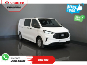 Ford Transit Custom Van 320 2.0 TDCI 136 CP L2 Trend BPM FREE! DC Double Cab/ 5 ani/200.000 km garanție/ Carplay/ Climă/ Cameră/ PDC/ Cruise