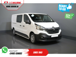 Renault Trafic Van 2.0 dCi 120 к.с. L2 DC Double Cab BPM БЕЗКОШТОВНО! Ready2Go LED/ 2x зсувні двері/ Бокові панелі/ Carplay/ Клімат/ Камера/ PDC/ Круїз/ Trekh