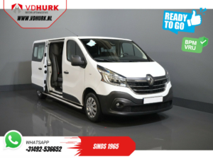 Renault Trafic Van 2.0 dCi 120 к.с. L2 DC Double Cab BPM БЕЗКОШТОВНО! Ready2Go LED/ 2x зсувні двері/ Бокові панелі/ Carplay/ Клімат/ Камера/ PDC/ Круїз/ Trekh