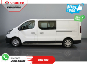 Renault Trafic Van 2.0 dCi 120 к.с. L2 DC Double Cab BPM БЕЗКОШТОВНО! Ready2Go LED/ 2x зсувні двері/ Бокові панелі/ Carplay/ Клімат/ Камера/ PDC/ Круїз/ Trekh